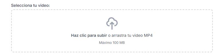 Selecciona el video a comprimir